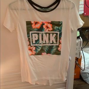 Love pink short sleeve shirt